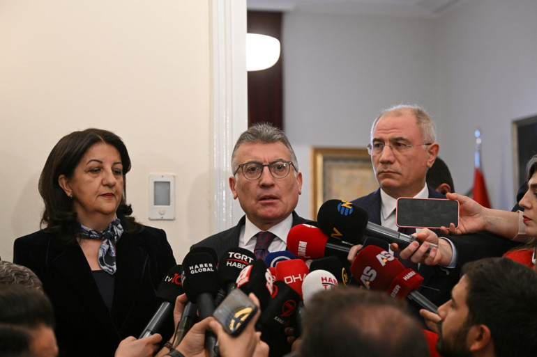 Son dakika... DEM Parti heyeti ve AK Partiden görüşme sonrası ilk açıklama