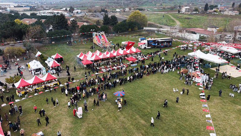 Mıhlama için izdiham: Süleymanpaşa’da 1 tonluk lezzet seli