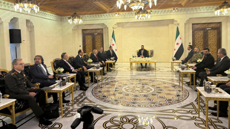 Türkiyeden Şama kritik ziyaret: Dışişleri Bakanı Hakan Fidan, Milli Savunma Bakanı Yaşar Güler, MİT Başkanı İbrahim Kalın Suriyede