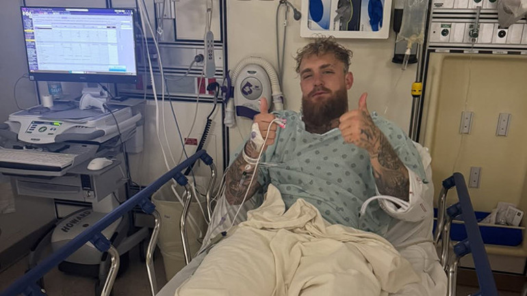 Çenesi kırılan Jake Pauldan açıklama 7 gün boyunca sıvı tüketmem gerekiyor