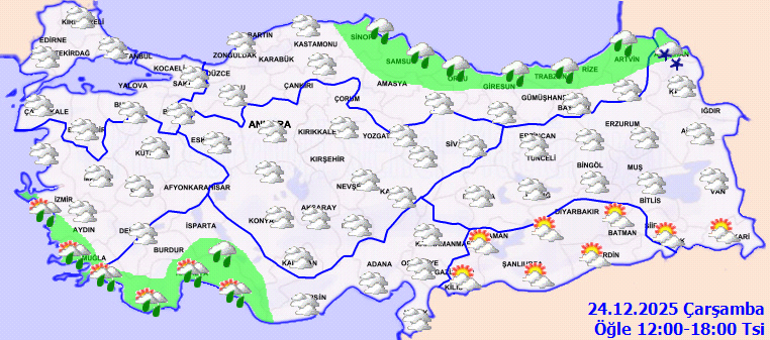 Meteoroloji il il uyardı Kuvvetli sağanak ve kar yağışı etkili olacak... İstanbul için tarih verildi