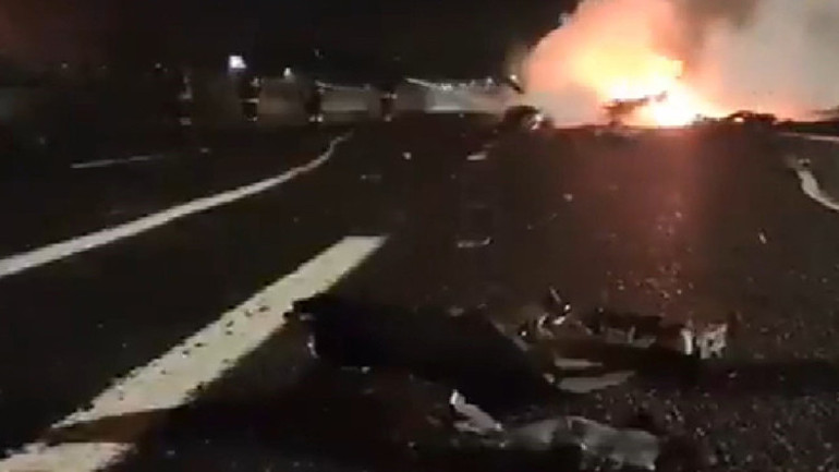 İtalyada LPG tankeri havaya uçtu