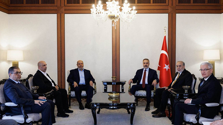 Dışişleri Bakanı Hakan Fidan, Hamas yetkilileriyle görüştü
