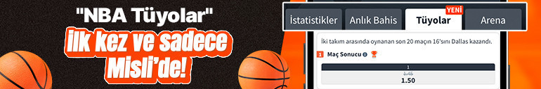 Misli üyeleri “NBA Tüyolar” ile kazanmaya bir adım daha yakın... Maçlara özel Tüyolar ilk kez ve sadece Mislide…
