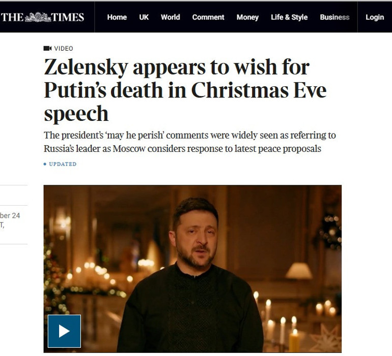 Zelenskiden tartışma yaratan yeni yıl mesajı 20 maddelik plan Moskovaya iletildi