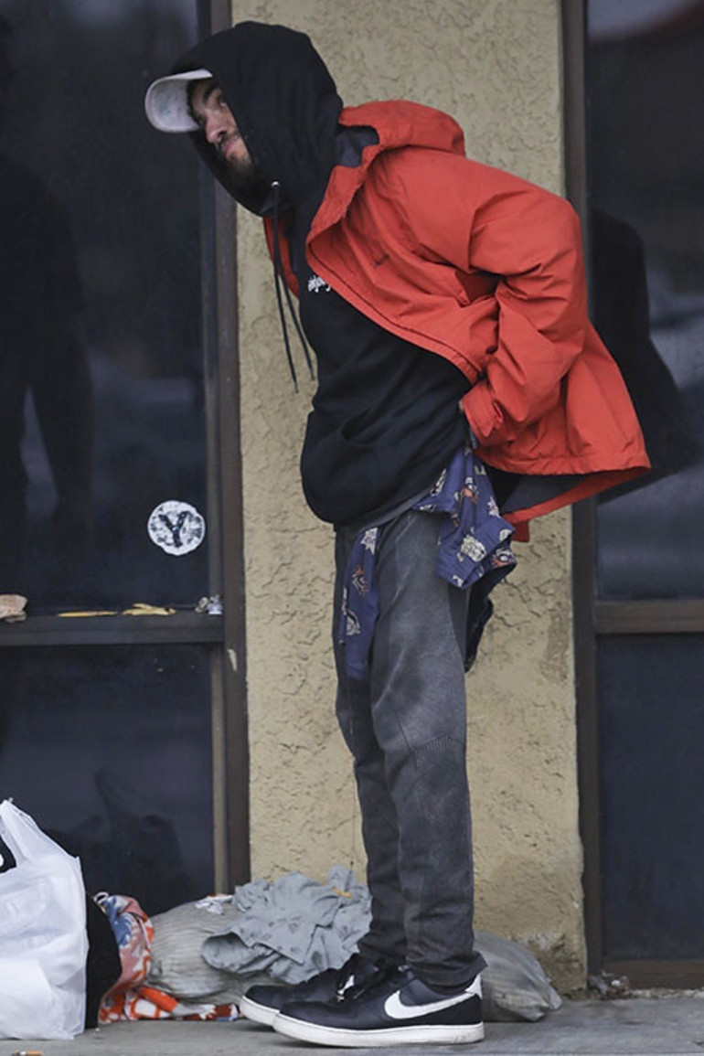 Once a promising young actor... he quietly vanished from the spotlight... now the streets are his life