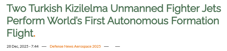 KIZILELMAnın başarısı dünya için bir dönüm noktası Dış basın tarihi testi yakından izledi