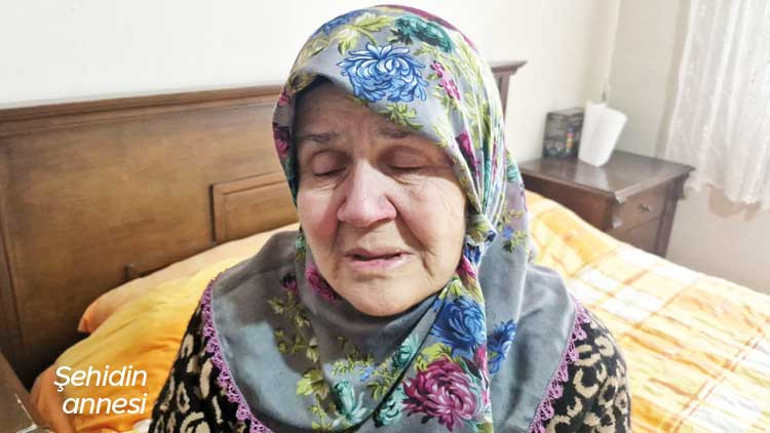 Şehidin haberi gelmeden ateşi düşmüş