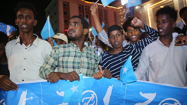 Somaliland kararına karşı halk sokaklara çıktı
