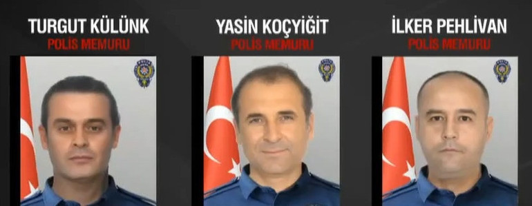 Yalova Emniyetinde şehit polisler için tören | Acılı eşin isteği yerine getirildi... Anne babası yoktu, mahşeri kalabalıkla uğurlandı