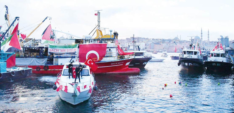 Galata’da büyük Filistin buluşması