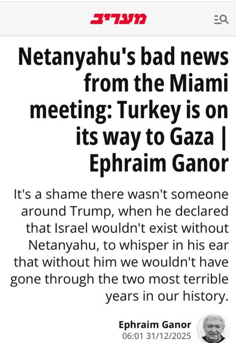 Siyonist İsrail’in Türk korkusu