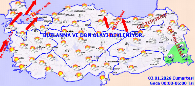 Tekrar kar gelecek dedi tarih verdi Rüzgar, don, buzlanma ve çığ tehlikesi uyarısı | Kuvvetli sağanak yağış geliyor: Bu illerde yaşayanlar dikkat