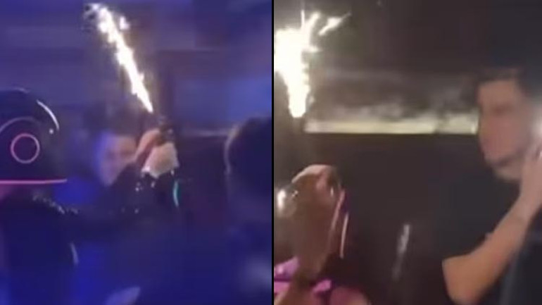 İsviçrede facia geliyorum demiş: Yangının çıkış görüntüsü ortaya çıktı... Her şey saniyeler içinde alev aldı