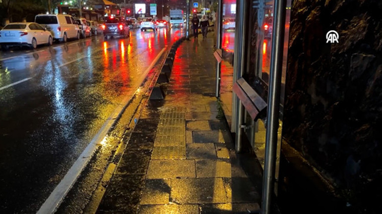  1 aylık bebeği dondurucu soğukta otobüs durağına bıraktılar