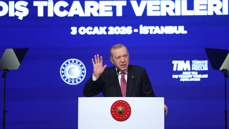 Cumhurbaşkanı Erdoğan: 2025te Cumhuriyet tarihimizin en yüksek yıllık ihracatını gerçekleştirdik