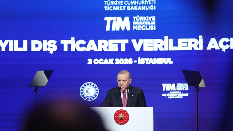 Cumhurbaşkanı Erdoğan: 2025te Cumhuriyet tarihimizin en yüksek yıllık ihracatını gerçekleştirdik