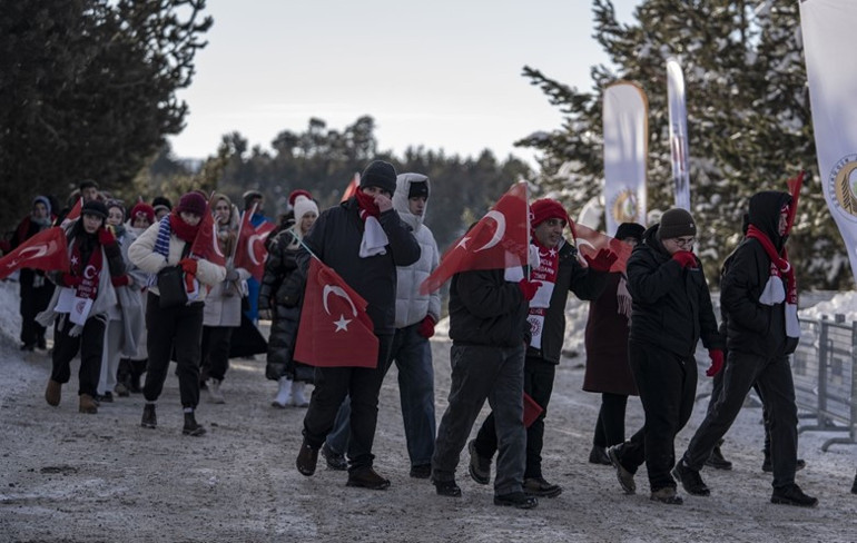 111. yılda aynı yerde saygıyla... Sarıkamış şehitleri Allahuekber Dağlarında anıldı