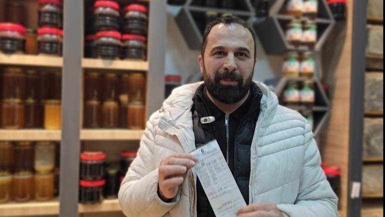 Ardahanlı vatandaş gelen doğal gaz faturası ile şok oldu