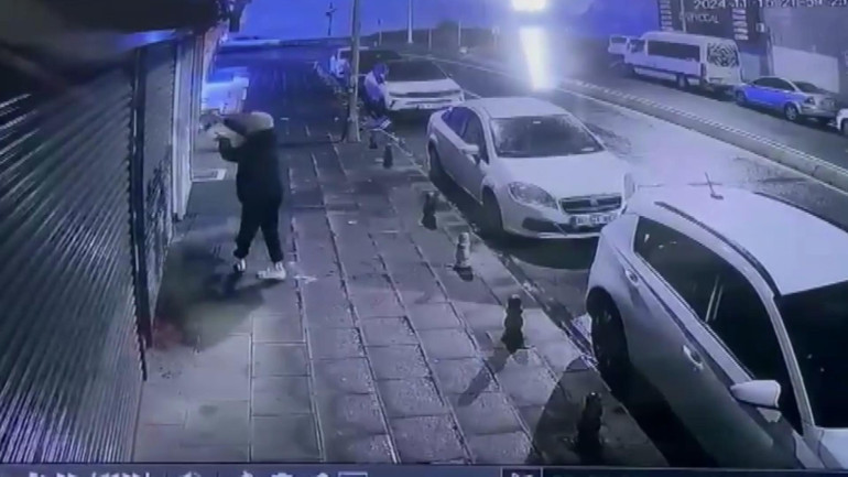 Casperlardan kamera kayıtlı kundak: Cezaevinde tanışıp taksi durağını yakıtmışlar