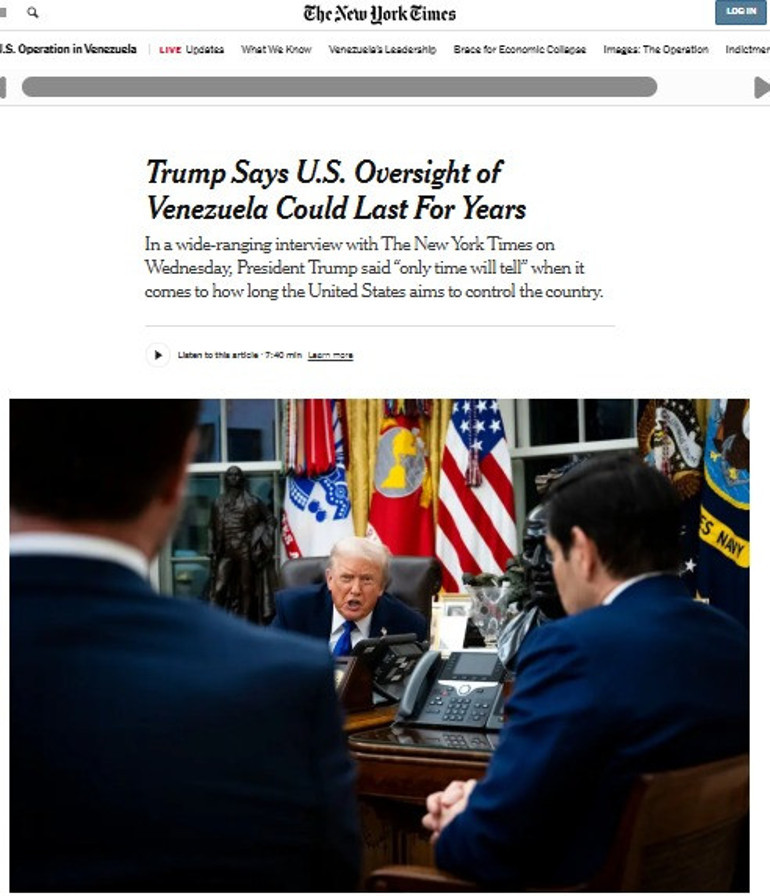 Trump ilk kez açıkladı: İşte ABDnin Venezuela planı... Kârlı olacak