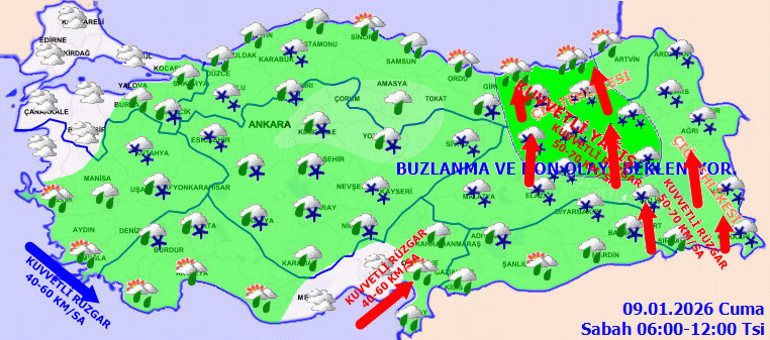 Türkiye yeniden beyaza bürünecek: Kuvvetli kar ve sağanak geliyor | Meteorolojiden yağış, çığ ve fırtına uyarısı: 27 ilde etkisini artıracak