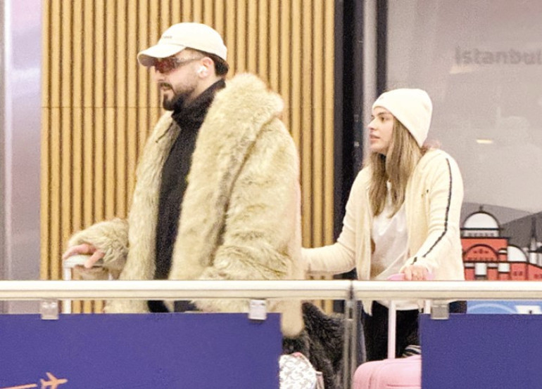 Sefo ve İrem Yalçınkaya Barselonadan birlikte döndü
