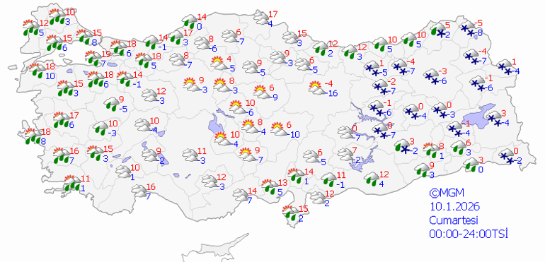 SON DAKİKA KAR YAĞIŞI UYARISI 10 OCAK 2026 | Meteoroloji hava durumu tahminleri il il yayınlandı Hafta sonu hava nasıl olacak Bugün (10 Ocak) İstanbulda kar var mı