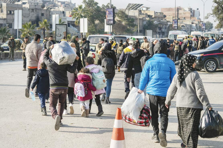 SDG yine bozgunculuk yaptı… Tahliye konvoyunu taradılar