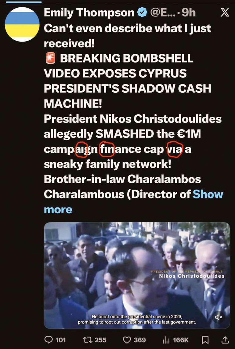 Skandal video Güney Kıbrıs’ı salladı... Rum lider rüşvet çarkı kurmuş