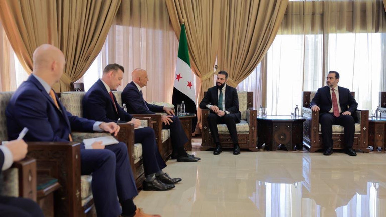 Suriye Cumhurbaşkanı Şara, ABD temsilcisi Barrack ile görüştü