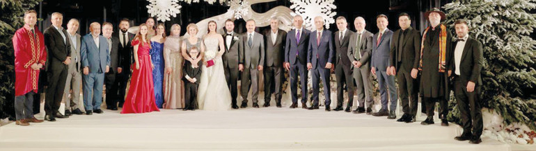 İş ve sanat dünyası düğünde buluştu