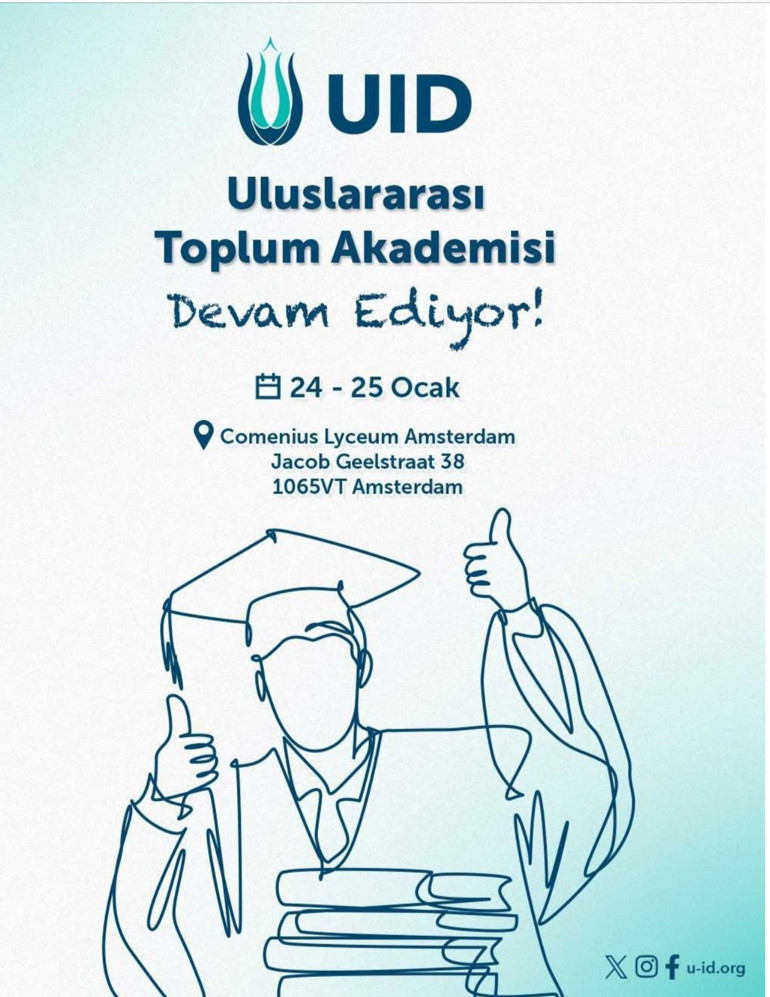 UID gençleri Amsterdam’da buluşturacak