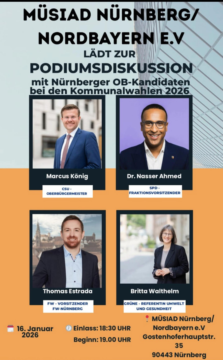 Nürnberg’de başkan ve encümen adayları tanıtım etkinliği