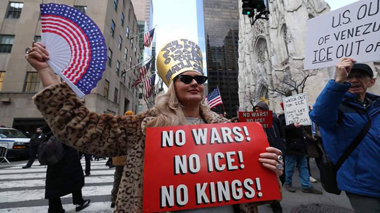 New Yorkta Trumpa karşı büyük protesto