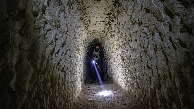 SDG’nin akılalmaz yer altı ağı deşifre edildi... İşte o görüntüler