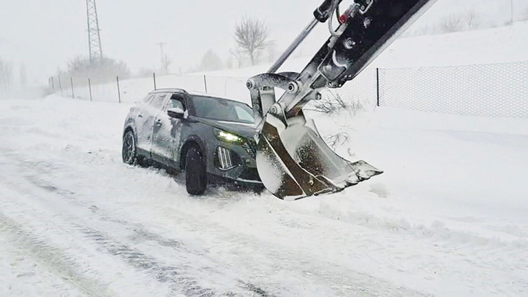 İstanbul’da kar manzaraları