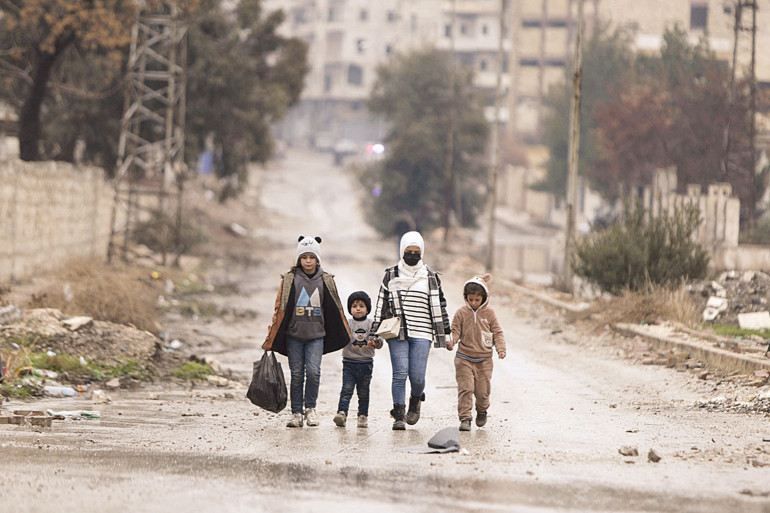 Halep’te son durum.. Mayınlı mahalle