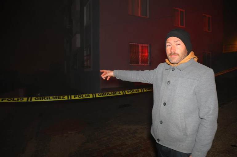 Kahramanmaraşta istinat duvarı çöktü Binadakiler tahliye edildi