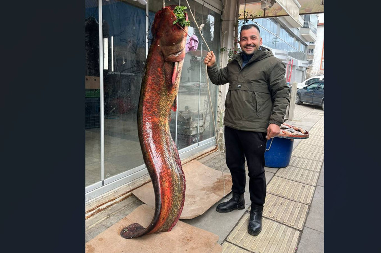  2 metre uzunluğunda 85 kilo ağırlığında