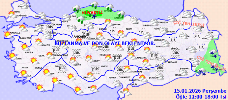 SON DAKİKA KAR YAĞIŞI UYARISI | Hava durumu tahminleri il il yayınlandı Bugün (15 Ocak) hava nasıl olacak İstanbula kar yağacak mı Meteoroloji ve AKOM duyurdu