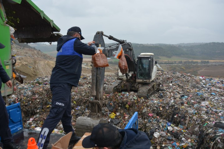 Otobüs bagajında taşıdılar Zabıta ekipleri otogarda ele geçirdi, hepsi imha edildi