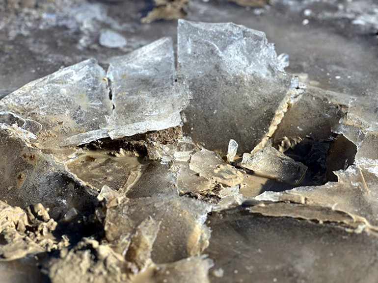  Kent adeta buz tuttu Her yıl bu şekilde olmuyor