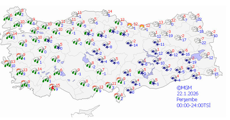  İşte sağanak yağış beklenen 43 il