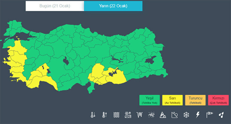 Orta Akdeniz üzerinden yeni sistem geliyor: Şiddetli sağanak ve fırtına etkili olacak Meteoroloji bölge bölge uyardı: İşte sağanak yağış beklenen 43 il