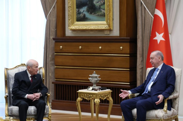 Cumhurbaşkanı Erdoğan, Devlet Bahçeliyi kabul etti