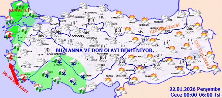 Son dakika hava durumu tahminleri il il 22 Ocak 2026 | İstanbulda kar yağacak mı Bugün hava nasıl olacak, nerelere kar yağacak Meteorolojiden sağanak yağış ve kar uyarısı
