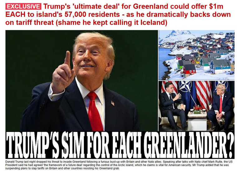 Trumpın Grönland anlaşması ortaya çıktı Kişi başı 1 milyon dolar: Sonsuza dek sürecek