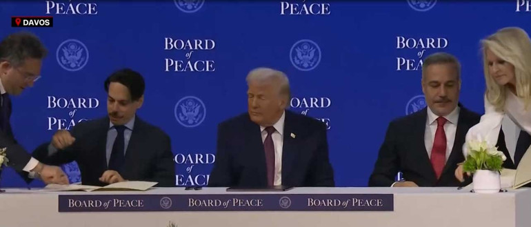 Son dakika... Dünyanın gözü Davosta Barış Kurulu için imzalar atıldı... Trump: Gazzedeki savaşı durduruyoruz