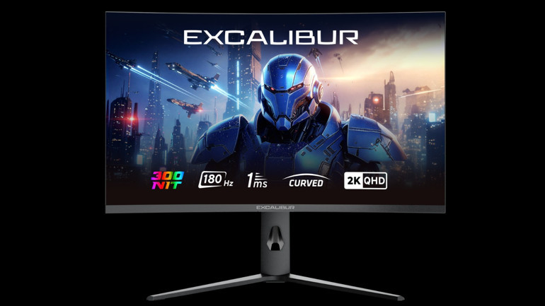 Üstün Çözünürlük, Sınırları Zorlayan Hız: Excalibur 31.5” 2K 180Hz Curved Monitör